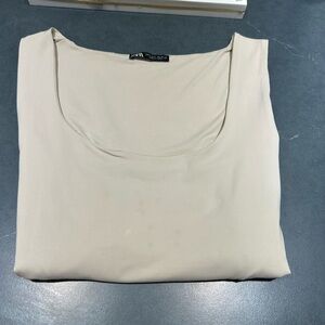 ZARA CREAM TANK TOP